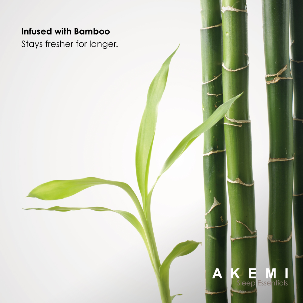 หมอนสุขภาพ เมมโมรี่โฟม AKEMI รุ่น SLEEP ESSENTIALS CHARCOALED BAMBOO VISCO ELASTIC 9557108112674 60CM X 36CM + 12/9CM สีดำ_5